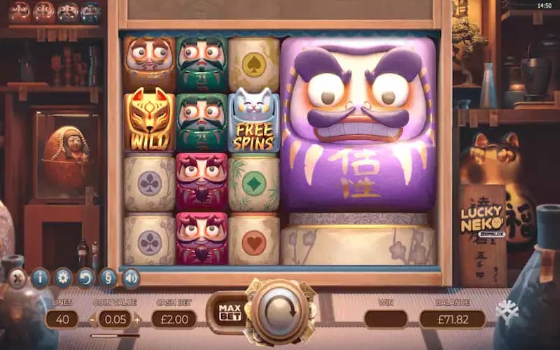 chế độ chơi thử Lucky Neko